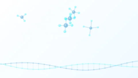 Medical Science Cell Structure Motion Backdrop 스톡 동영상 345959805