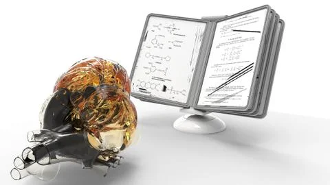 Medical science knowledge concept Illustrazione stock