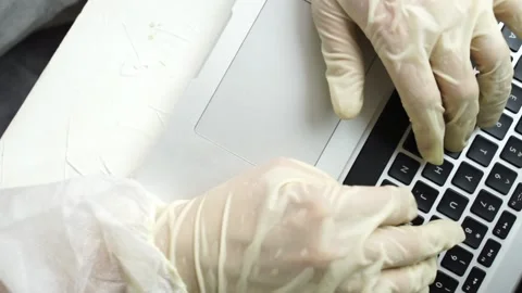 Medical scientist is developing a vaccine. Video stock 130595411
