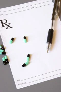 Medical Script Pad Stock Photos