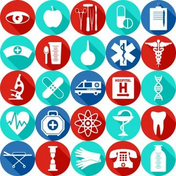 Medical seamless pattern Stock Illustration