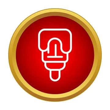 Medical sensor or electrode measuring bio signals Stock Illustration