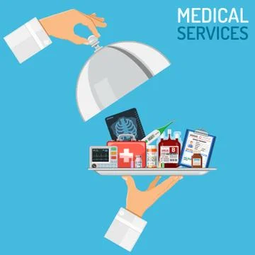 Medical services concept Stock Illustration