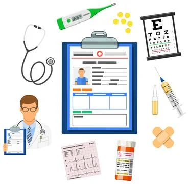 Medical Services Concept Illustrazione stock