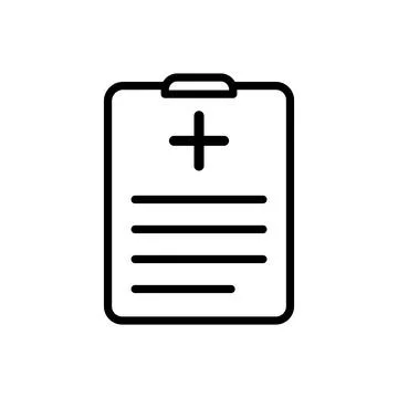 Medical sheet icon vector design template Stock Illustration