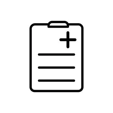 Medical sheet icon vector design template Stock Illustration