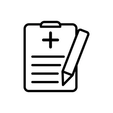 Medical sheet icon vector design template Stock Illustration