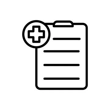 Medical sheet icon vector design template Stock Illustration