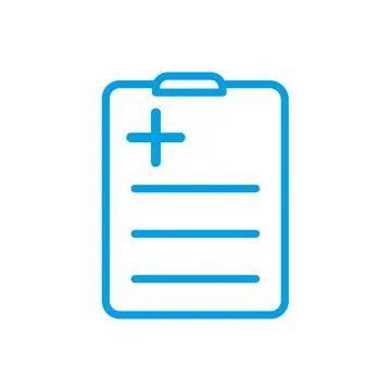 Medical sheet icon vector design template Stock Illustration