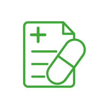 Medical sheet icon vector design template Stock Illustration