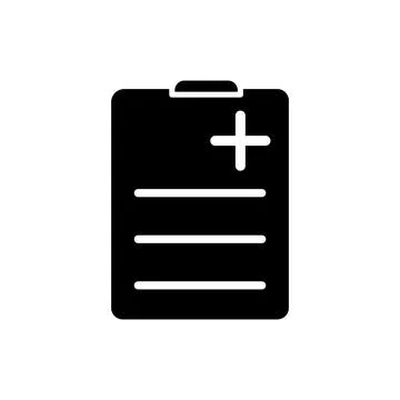 Medical sheet icon vector design template Stock Illustration