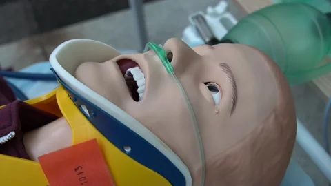 Medical simulator Stock Footage 156336256