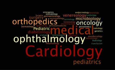 Medical specialization Stock Illustration