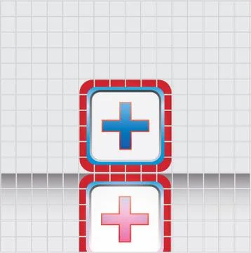 Medical squer Stock Illustration