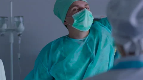 Medical Staff After the Surgery Stock Footage 59061356