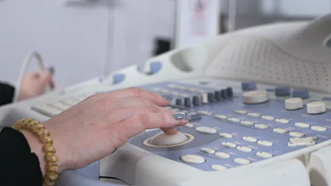 Medical staff working with automatic machine. Stock Footage 121528697