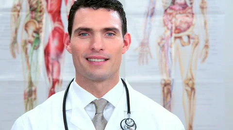 Medical student in training Stock Footage