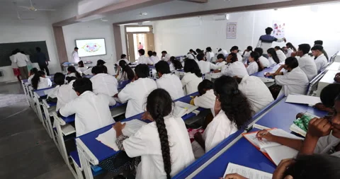 Medical Students In the Classroom Stock Footage 339050510