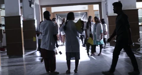 Medical Students In the Collage Stock Footage 339047065