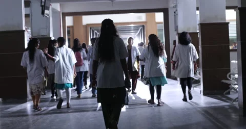 Medical Students In the Collage Stock Footage 339047131