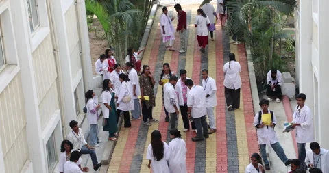 Medical Students In the Collage Stock Footage 339048233