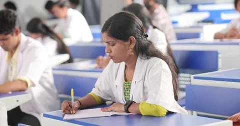 Medical Students In Lecture Hall Stock Footage 339050204