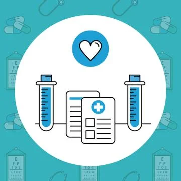Medical stuff and elements 스톡 일러스트