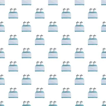 Medical suction machine pattern on white background 스톡 일러스트