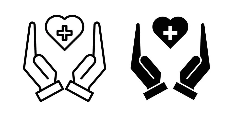 Medical support icon vector design illustrations Stock Illustration