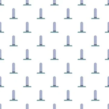 Medical suture thread spool seamless pattern design Stock Illustration