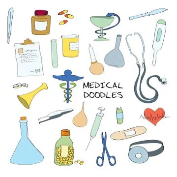 Doctor Kit Doodle Royalty-Free Images, Stock Photos & Pictures