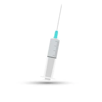 Medical syringe Stock Illustration
