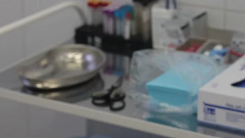 Medical table Stock Footage 86277215