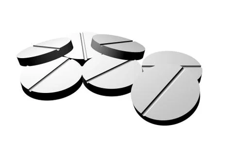 Medical tablet Stock Illustration