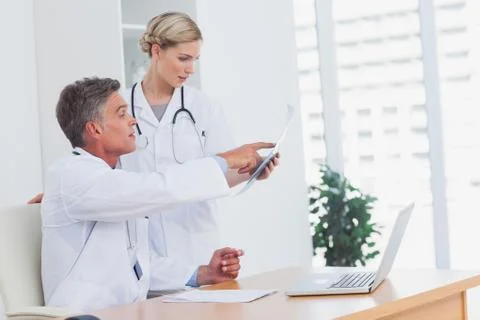 Medical team at the office Stock Photos
