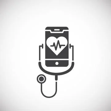 Medical technologies related icon on background for graphic and web design Stock Illustration