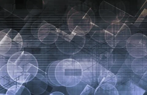 Medical technology background Stock Illustration