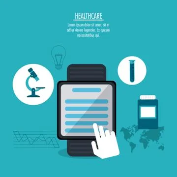 Medical technology gadget design 库存插图