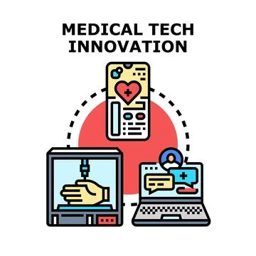 Medical technology innovation developing future healthcare solutions 스톡 일러스트