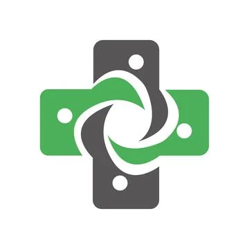 Medical technology logo design vector Medical design logo concept icon vector Stock Illustration