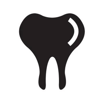 Medical teeth icon Stock Illustration