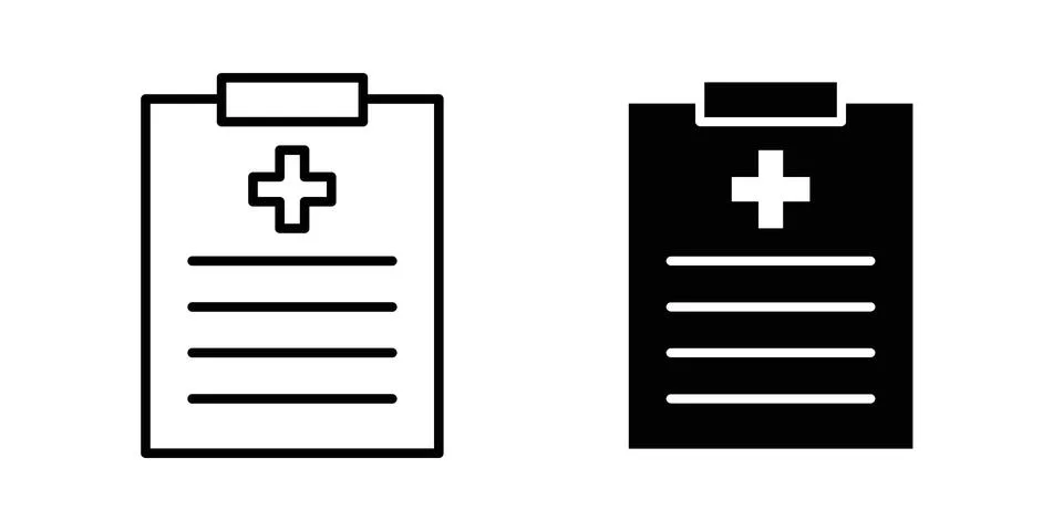 Medical test icon vector design illustrations Stock Illustration
