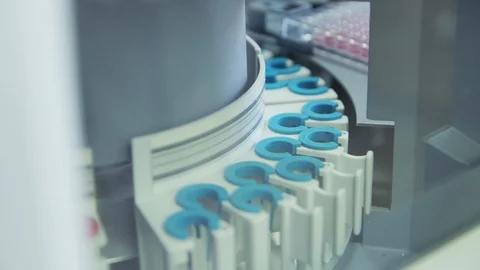 Medical tests for the virus Stock Footage 128748559