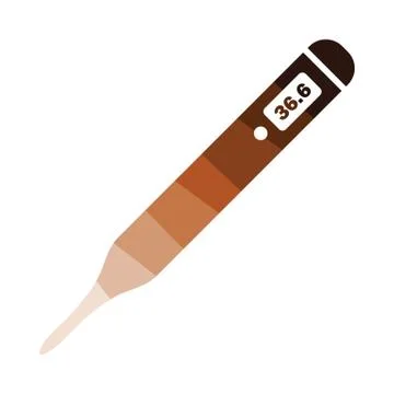 Medical thermometer icon Stock Illustration