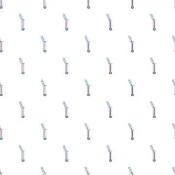 Medical thermometer pattern measuring body temperature background Stock Illustration