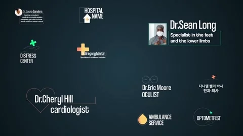 Medical Titles for After Effects Stock After Effects