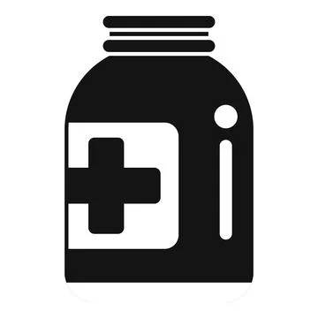 Medical trash icon simple vector. Waste organic Stock Illustration