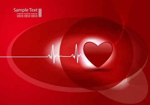Medical  vector background with space for your text Illustrazione stock