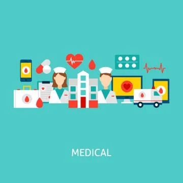 Medical Vector Concept Stock Illustration