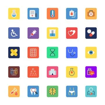 Medical Vector Icons Illustrazione stock